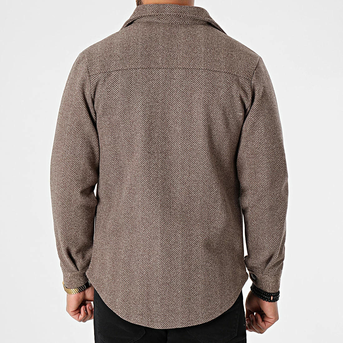 Grosses soldes 🧨 Surchemise A Carreaux 4135 Marron de Frilivin ❤️ 6 Grosses soldes 🧨 Surchemise A Carreaux 4135 Marron de Frilivin ❤️ – Image 4