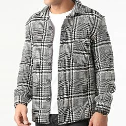 Remise 😀 Surchemise A Carreaux 4115 Noir Blanc de Frilivin 👏 -Promos Frilivin Magasin frilivin 251228 4115 5 20210210T162609 03