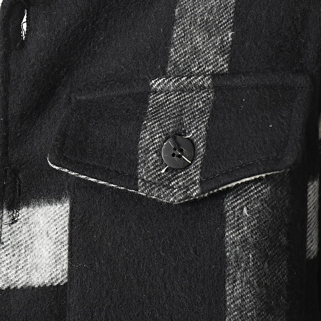 Le moins cher 🛒 Surchemise A Carreaux 4139 Noir Gris de Frilivin 🎉 4 Le moins cher 🛒 Surchemise A Carreaux 4139 Noir Gris de Frilivin 🎉 – Image 2