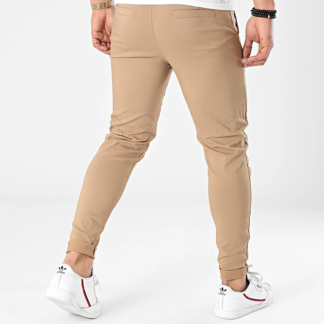 Nouveau ⭐ Pantalon Chino Skinny 1882 Camel de Frilivin ⌛ 6 Nouveau ⭐ Pantalon Chino Skinny 1882 Camel de Frilivin ⌛ – Image 4