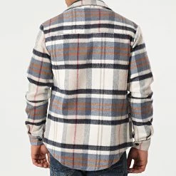 Top 10 👏 Surchemise A Carreaux 4131 Beige Bleu Marine de Frilivin 🌟 -Promos Frilivin Magasin frilivin 251324 4131 NAVY 20210210T163151 04