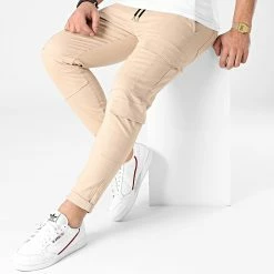 Meilleure vente 🥰 Pantalon Cargo BM1231 Beige de Frilivin 🤩 -Promos Frilivin Magasin frilivin 251389 BM1231 5 20210212T152123 03