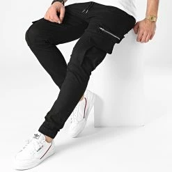 De gros 😀 Pantalon Cargo BM1230 Noir de Frilivin 🎁 -Promos Frilivin Magasin frilivin 251393 BM1230 1 20210212T152057 03
