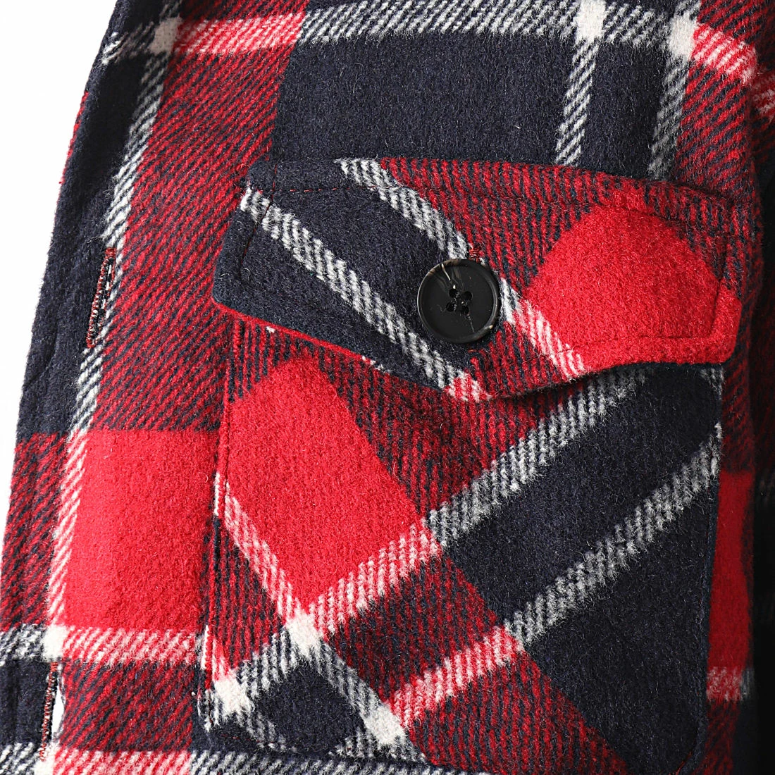 Meilleure affaire ✔️ Surchemise A Carreaux HP0329 Rouge Bleu Marine de Frilivin ❤️ 4 Meilleure affaire ✔️ Surchemise A Carreaux HP0329 Rouge Bleu Marine de Frilivin ❤️ – Image 2