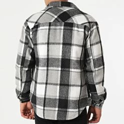 Vente flash 💯 Surchemise A Carreaux HP03210 Gris de Frilivin 🔔 -Promos Frilivin Magasin frilivin 251405 HP03210 4 20210211T161715 04