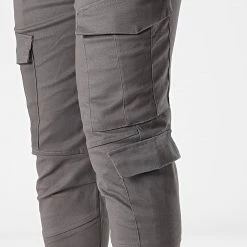 Sortie 🔔 Pantalon Cargo BM1231 Gris Anthracite de Frilivin ⭐ -Promos Frilivin Magasin frilivin 251417 BM1231 4 20210212T152908 02