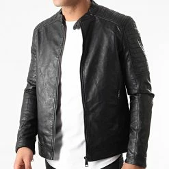 Top 10 😉 Veste Biker L905 Noir de Frilivin 🛒 -Promos Frilivin Magasin frilivin 253877 L905 1 20210302T094419 03
