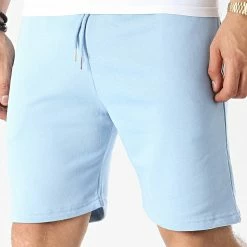 Promo 🎉 Short Jogging BM1168 Bleu Clair de Frilivin 🔔