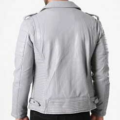 Nouveau 🧨 Veste Biker SK011 Gris de Frilivin ✔️ 9 Nouveau 🧨 Veste Biker SK011 Gris de Frilivin ✔️ -Promos Frilivin Magasin frilivin 259695 SK011 4 20210414T115827 04