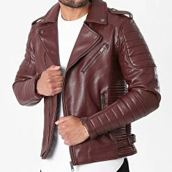 Meilleure vente ❤️ Veste Biker SK011 Bordeaux de Frilivin 🛒 8 Meilleure vente ❤️ Veste Biker SK011 Bordeaux de Frilivin 🛒 -Promos Frilivin Magasin frilivin 259700 SK011 6 20210414T115909 03