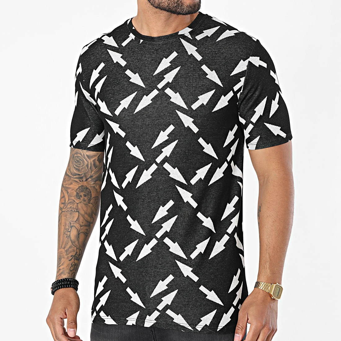 Budget ❤️ Tee 👚 Shirt 15250 Noir Blanc de Frilivin 🔔 3 Budget ❤️ Tee 👚 Shirt 15250 Noir Blanc de Frilivin 🔔