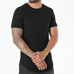 Le moins cher 💯 Tee 👚 Shirt Oversize U5727 Noir de Frilivin ⌛ -Promos Frilivin Magasin frilivin 267614 U5727 BLACK 20210528T145217 03