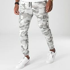 Coupon 🌟 Pantalon Cargo 1925 Gris Camouflage de Frilivin ✨