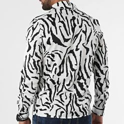 Sortie 🤩 Chemise Manches Longues BM1208 Blanc Noir de Frilivin 🔔 -Promos Frilivin Magasin frilivin 267749 BM1208 15 20210531T151359 04