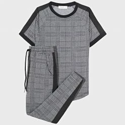 Grosses soldes 🤩 Ensemble De Survêtement Enfant A Carreaux 716 Gris de Frilivin ⭐