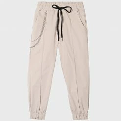 Offres 🔥 Pantalon Jogging Enfant 6002 Beige de Frilivin 🧨