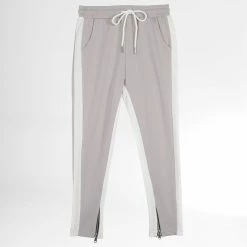 De gros ✔️ Pantalon Jogging A Bandes Enfant 718 Gris de Frilivin 🎁