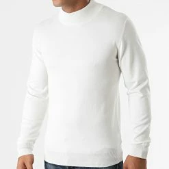 Meilleur prix 😍 Pull Col Cheminée M-053 Blanc de Frilivin 👏 7 Meilleur prix 😍 Pull Col Cheminée M-053 Blanc de Frilivin 👏 -Promos Frilivin Magasin frilivin 275414 M 053 WHITE 20210722T141910 01