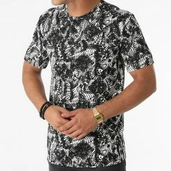 Grosses soldes ⌛ Tee 👚 Shirt 15273 Noir Blanc de Frilivin 🛒 -Promos Frilivin Magasin frilivin 275449 15273 20210722T142650 03