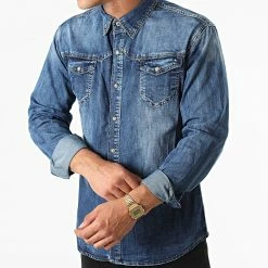 Grosses soldes ⭐ Chemise Manches Longues Jean CA-0024 Bleu Denim de Frilivin 👏 8 Grosses soldes ⭐ Chemise Manches Longues Jean CA-0024 Bleu Denim de Frilivin 👏 -Promos Frilivin Magasin frilivin 275479 CA 0024 20210722T141730 03