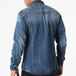 Grosses soldes ⭐ Chemise Manches Longues Jean CA-0024 Bleu Denim de Frilivin 👏 9 Grosses soldes ⭐ Chemise Manches Longues Jean CA-0024 Bleu Denim de Frilivin 👏 -Promos Frilivin Magasin frilivin 275479 CA 0024 20210722T141731 04