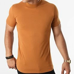 Vente flash 👏 Tee 👕 Shirt BM1236 Camel de Frilivin 💯