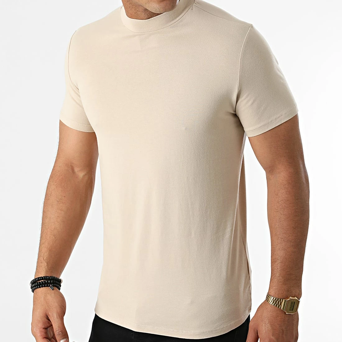 Promo ⭐ Tee 👕 Shirt BM1236 Beige de Frilivin ⭐ 3 Promo ⭐ Tee 👕 Shirt BM1236 Beige de Frilivin ⭐