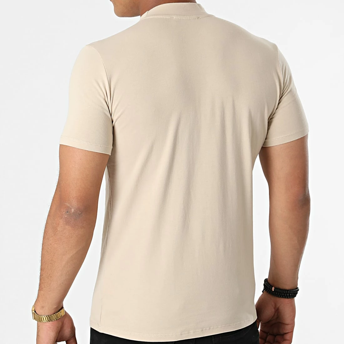 Promo ⭐ Tee 👕 Shirt BM1236 Beige de Frilivin ⭐ 6 Promo ⭐ Tee 👕 Shirt BM1236 Beige de Frilivin ⭐ – Image 4