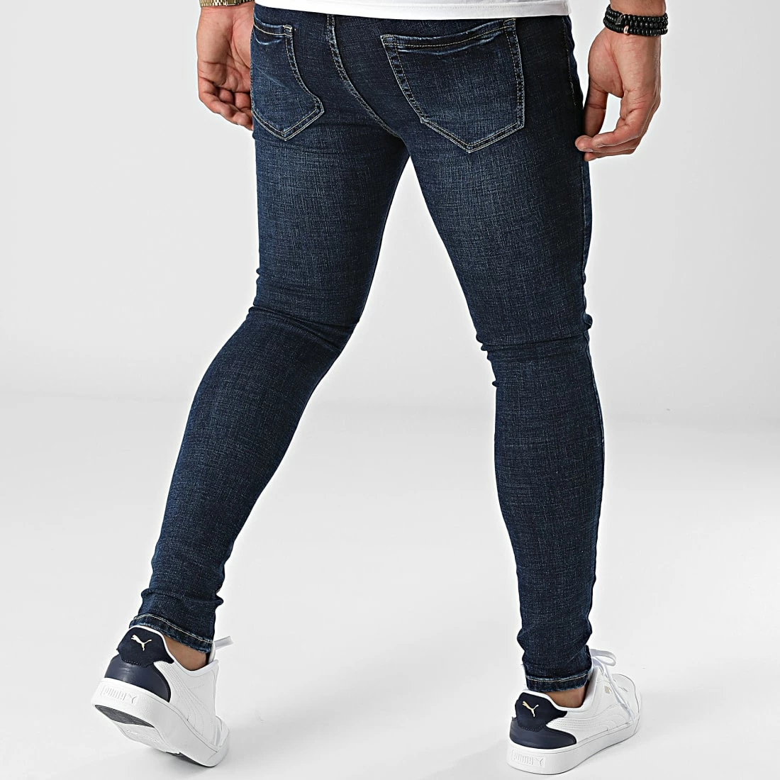 Vente flash 👏 Jean Skinny JK-633 Bleu Denim de Frilivin ✨ 6 Vente flash 👏 Jean Skinny JK-633 Bleu Denim de Frilivin ✨ – Image 4