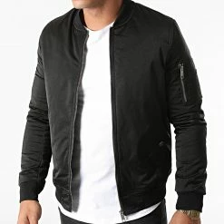 Bon marché 🛒 Veste Bomber QQ671 Noir de Frilivin 😍 -Promos Frilivin Magasin frilivin 276201 QQ671 1 20210729T153301 03