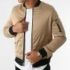 Offres 🎁 Veste Bomber QQ671 Beige de Frilivin 😀