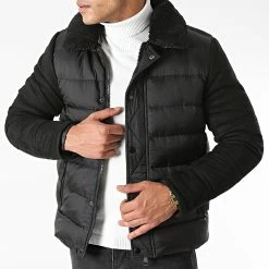 Top 10 🤩 Doudoune Col Mouton AB6655 Noir de Frilivin ⭐