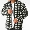 Le moins cher 🎁 Veste Zippée BM1328 Carreaux Noir Blanc de Frilivin 😉
