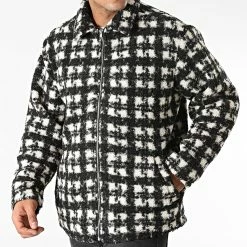 Le moins cher 🎁 Veste Zippée BM1328 Carreaux Noir Blanc de Frilivin 😉 -Promos Frilivin Magasin frilivin 276284 BM1328 1 20210729T135108 03