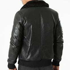 Nouveau 🔔 Veste Zippée Col Mouton QQ638 Noir de Frilivin 🌟 -Promos Frilivin Magasin frilivin 276347 QQ638 1 20210729T153343 04