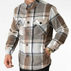 Budget 🧨 Surchemise A Carreaux HP03221 Marron de Frilivin 👏 -Promos Frilivin Magasin frilivin 276388 HP03221 5 20210729T124034 03