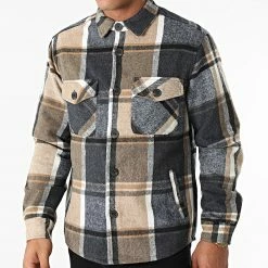 Bon marché ✔️ Surchemise A Carreaux HP03221 Gris Anthracite Beige de Frilivin ⌛ 8 Bon marché ✔️ Surchemise A Carreaux HP03221 Gris Anthracite Beige de Frilivin ⌛ -Promos Frilivin Magasin frilivin 276428 HP03221 3 20210729T154848 03