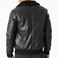 Bon marché 😀 Veste Zippée Col Mouton QQ650 Noir de Frilivin 🎉 -Promos Frilivin Magasin frilivin 276466 QQ650 1 20210729T153412 04