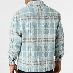 Grosses soldes 🔥 Surchemise Carreaux BM1349 Bleu Clair de Frilivin 🎁 -Promos Frilivin Magasin frilivin 278998 BM1349 14 20210816T161456 04