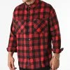 Nouveau 🎉 Chemise Manches Longues A Carreaux BM1338 Rouge Noir de Frilivin 😉 -Promos Frilivin Magasin frilivin 279008 BM1338 33 20210813T163623 01