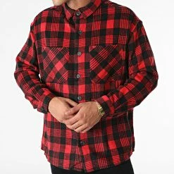 Nouveau 🎉 Chemise Manches Longues A Carreaux BM1338 Rouge Noir de Frilivin 😉 8 Nouveau 🎉 Chemise Manches Longues A Carreaux BM1338 Rouge Noir de Frilivin 😉 -Promos Frilivin Magasin frilivin 279008 BM1338 33 20210813T163625 03