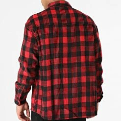 Nouveau 🎉 Chemise Manches Longues A Carreaux BM1338 Rouge Noir de Frilivin 😉 9 Nouveau 🎉 Chemise Manches Longues A Carreaux BM1338 Rouge Noir de Frilivin 😉 -Promos Frilivin Magasin frilivin 279008 BM1338 33 20210813T163626 04