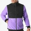Meilleure affaire ⌛ Veste Zippée Polaire JK2106 Violet Noir de Frilivin 🤩