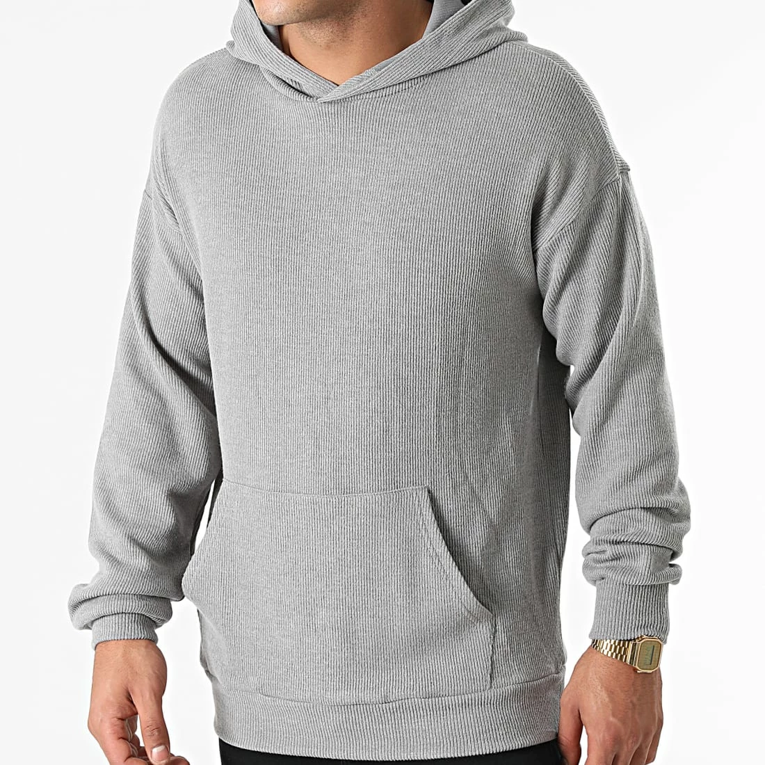 Promo ⭐ Sweat Capuche BM1346 Gris de Frilivin 🧨 3 Promo ⭐ Sweat Capuche BM1346 Gris de Frilivin 🧨