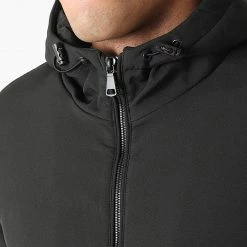 Le moins cher 🎉 Veste Zippée Capuche DL068 Noir de Frilivin 🤩 -Promos Frilivin Magasin frilivin 279130 DL068 1 20210813T141018 02