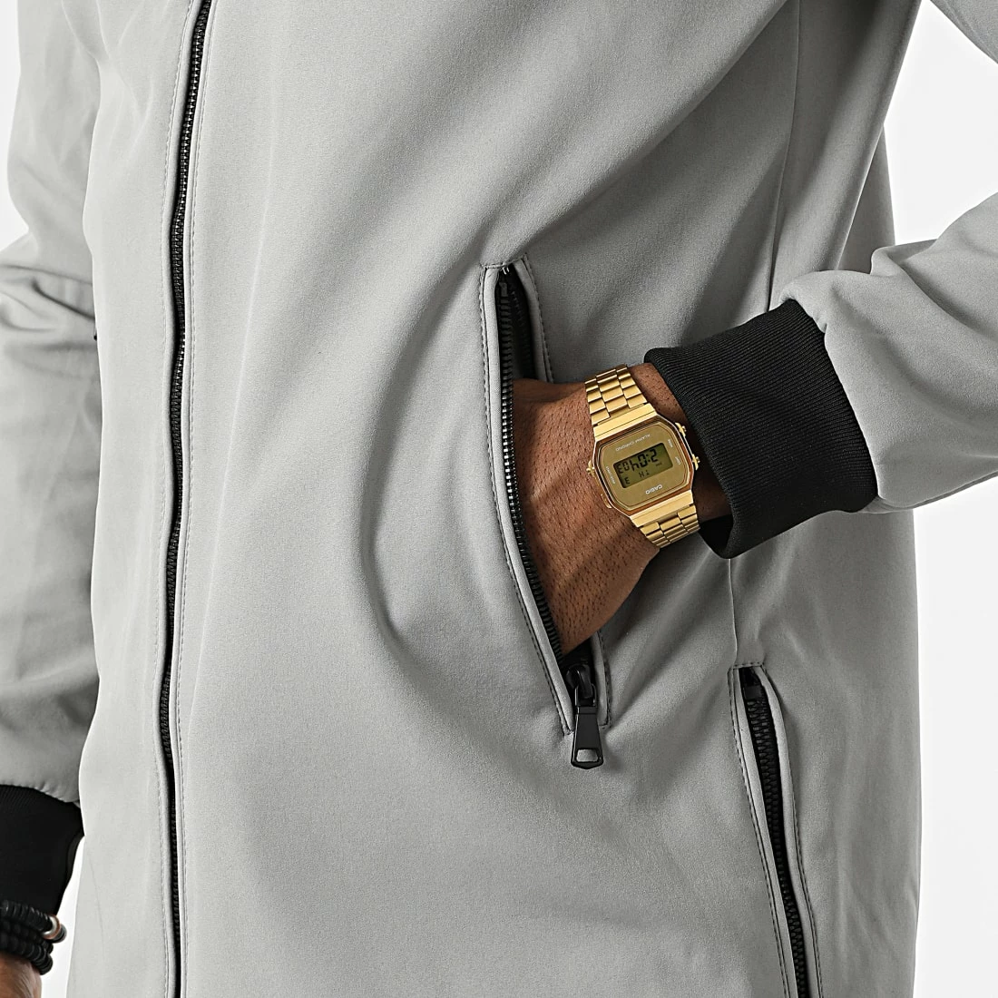 Remise 💯 Veste Zippée Capuche DL068 Gris Anthracite de Frilivin 🥰 4 Remise 💯 Veste Zippée Capuche DL068 Gris Anthracite de Frilivin 🥰 – Image 2