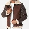 Nouveau 🛒 Veste Col Mouton QQ663 Marron de Frilivin 🛒 -Promos Frilivin Magasin frilivin 279222 QQ663 9 20210818T163219 01