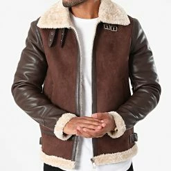 Nouveau 🛒 Veste Col Mouton QQ663 Marron de Frilivin 🛒 8 Nouveau 🛒 Veste Col Mouton QQ663 Marron de Frilivin 🛒 -Promos Frilivin Magasin frilivin 279222 QQ663 9 20210818T163221 03
