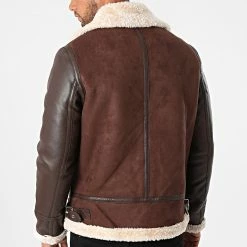 Nouveau 🛒 Veste Col Mouton QQ663 Marron de Frilivin 🛒 9 Nouveau 🛒 Veste Col Mouton QQ663 Marron de Frilivin 🛒 -Promos Frilivin Magasin frilivin 279222 QQ663 9 20210818T163222 04