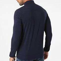 Budget ✨ Sweat Col Zippé BM1347 Bleu Marine de Frilivin 🤩 -Promos Frilivin Magasin frilivin 279301 BM1347 3 20210818T163351 04